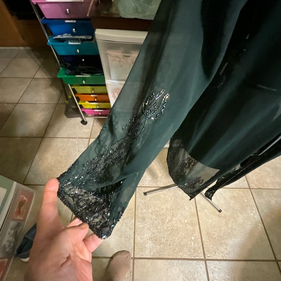 Formal long dress with sheer cover - Picture 12 of 12